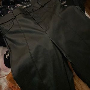 Zara Leather Pants
